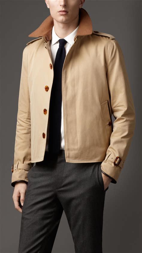 burberry cotton wool jacket